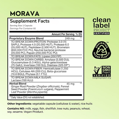 Morava Nutrition Digestive Enzyme