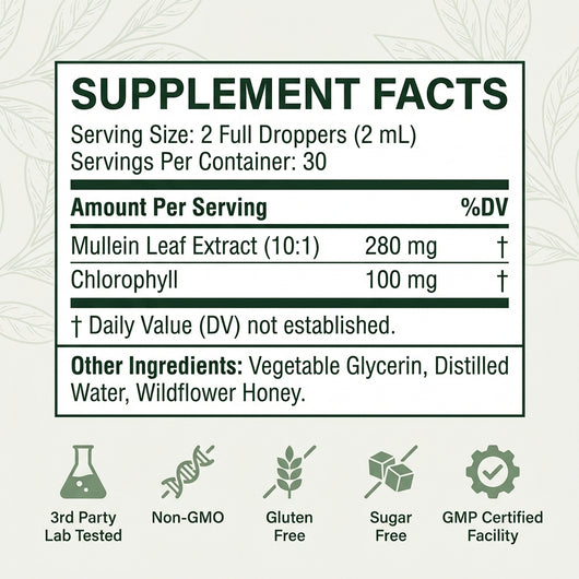 Mullein + Chlorophyll Drops By Morava™